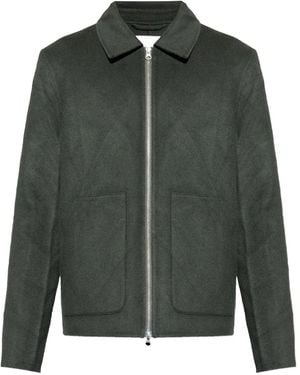 Samsøe & Samsøe Sapaulo Zip-Fastening Side-Pockets Jacket - Green