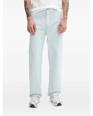 HUGO Vaqueros con bolsillos utility - Azul