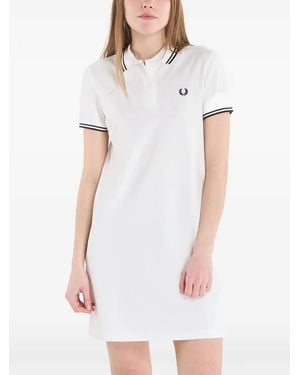 Fred Perry Twin-Tipped Mini Dress - White