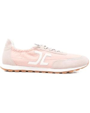 Candice Cooper Paneled Logo-Patch Sneakers - Pink