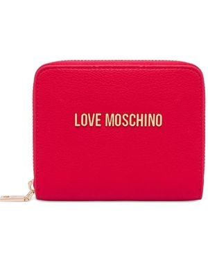 Love Moschino Portemonnaie Mit Logo - Rot