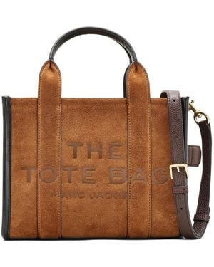 Marc Jacobs Kleine Tote Bag aus Wildleder - Braun