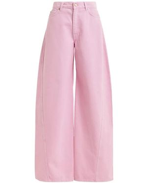 Essentiel Antwerp Twisted Barrel Jeans - Pink