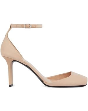 Courreges Zapatos de tacón con puntera abierta - Neutro