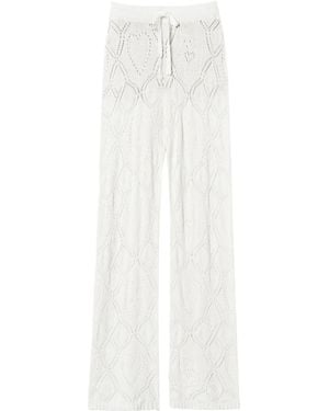 Twinset X Marco Rambaldi ニットパンツ - ホワイト