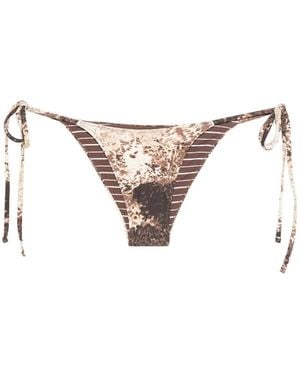 Frankie's Bikinis Mackenzie Tie-Side Bikini Bottom - Natural
