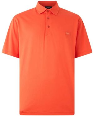 Herno Polo De Manga Corta - Naranja
