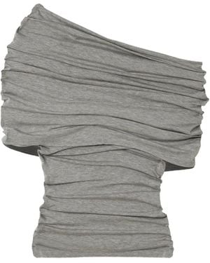 Stella McCartney Off-Shoulder Blouse - Grey
