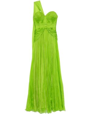 IRIS SERBAN Star Maxi Dress - Green