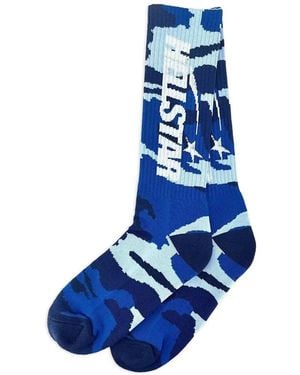 HELLSTAR Logo Camouflage Socks - Blue