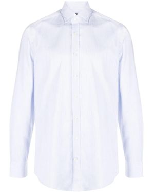Hackett Striped Cotton Shirt - White