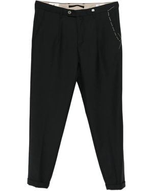 Myths Zeus-P Pleated Trousers - Black