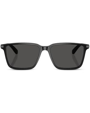 Brooks Brothers Rectangle-Frame Sunglasses - Gray