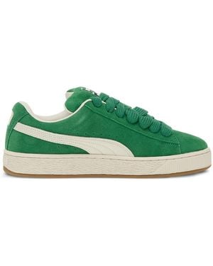 PUMA South Africa Suede Lace-Up Sneakers - Green
