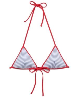 Prada Interlock Jersey Bikinitop - Wit