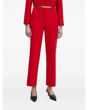 DRYKORN High-Waisted Pants - Red