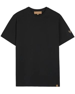Now You Live Arensby Embroidered T-Shirt - Black