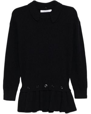 ROKH Peplum-Hem Jumper - Black