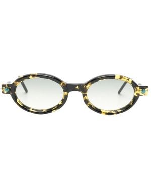 Kuboraum Maske P6 Round-Frame Sunglasses - White