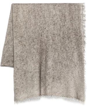 Avant Toi Frayed-edge Cashmere Scarf - グレー