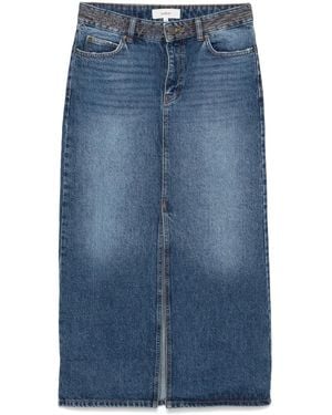 Ba&sh Matemática Midi Skirt - Blue