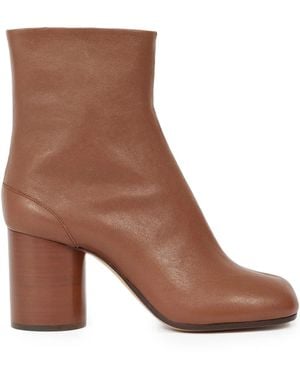 Maison Margiela 80Mm Tabi Ankle Boots - Brown