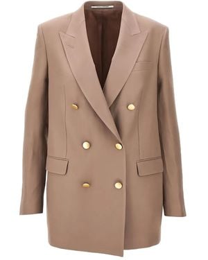 Tagliatore Linen blazer - Natur