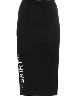 Off-White c/o Virgil Abloh High-Waisted Pencil Skirt - Black