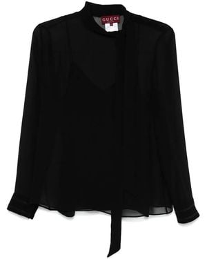 Gucci Silk Blouse - Black