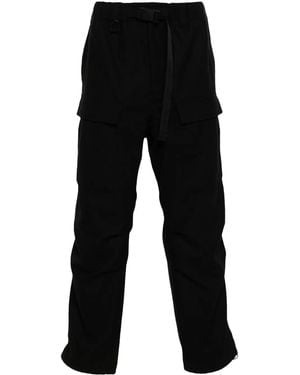 Y-3 Flannel Cargo Pants - Black