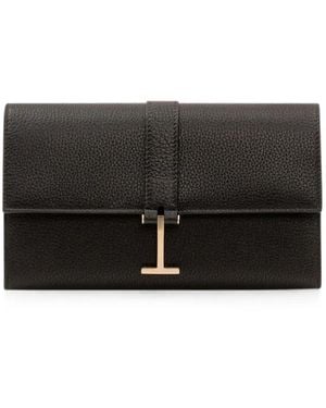 Tom Ford T-Clasp Wallet - Black
