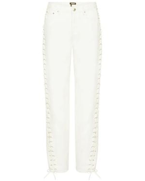 ROTATE BIRGER CHRISTENSEN Vaqueros con cordones - Blanco