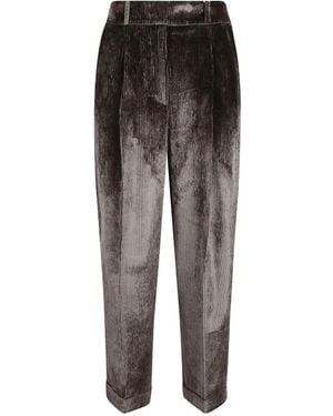 Peserico Corduroy Trousers - Grey