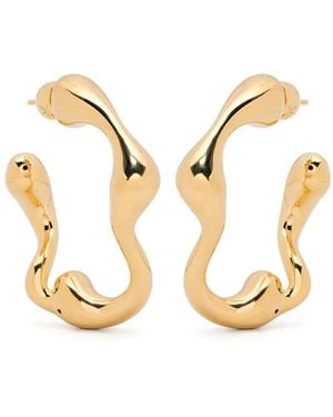 Maria Black Small Splash Earrings - Metallic