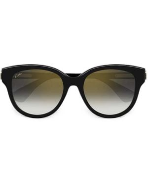 Cartier Cat-Eye Frame Sunglasses - Black