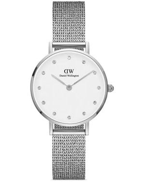 Daniel Wellington Petite Pressed Lumine 28mm - ホワイト
