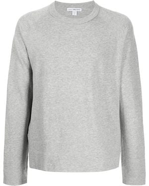 James Perse Crew Neck Fleece Sweatshirt - Grey