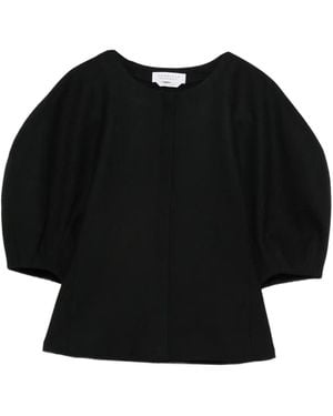 Gabriela Hearst Blusa Con Manga Farol - Negro