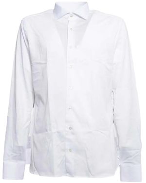 Borriello Camicia Con Colletto Ampio - Bianco