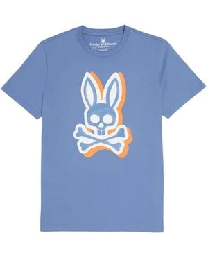 Psycho Bunny Varick Crew-Neck T-Shirt - Blue