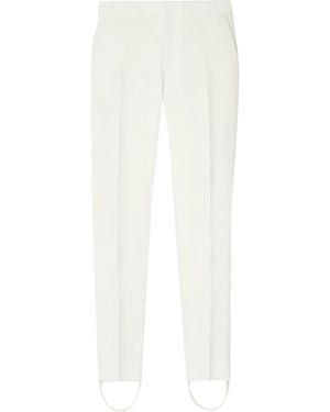 Wardrobe NYC Low-Rise Straight-Leg Pants - White