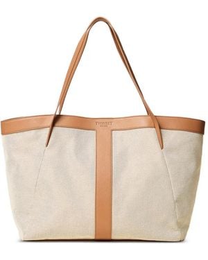 Twinset Embossed-logo Tote Bag - White