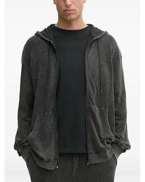 American Vintage Sudadera con capucha y cremallera - Negro