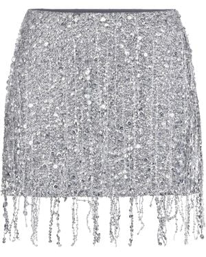 Elisabetta Franchi Short Skirts - Grey
