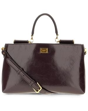 Dolce & Gabbana Medium Vittoria Tote Bag - Brown