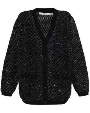 Gestuz Button Pocket Cardigan - Black