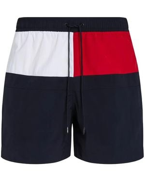 Tommy Hilfiger Paneled Swim Shorts - Blue