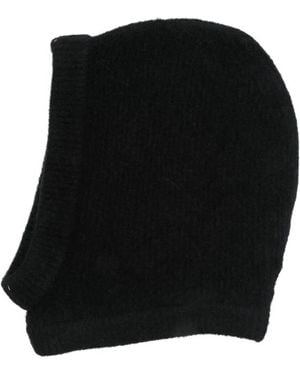 Rick Owens Ribbed Balaclava - Black