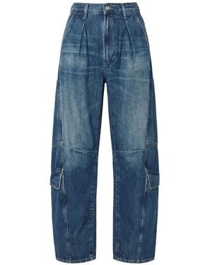 Citizens of Humanity Flight Barrel-Leg Jeans - Blue