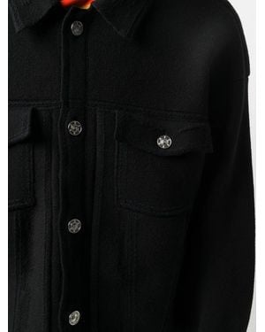 Barrie Oversized Denim Jacket - Black